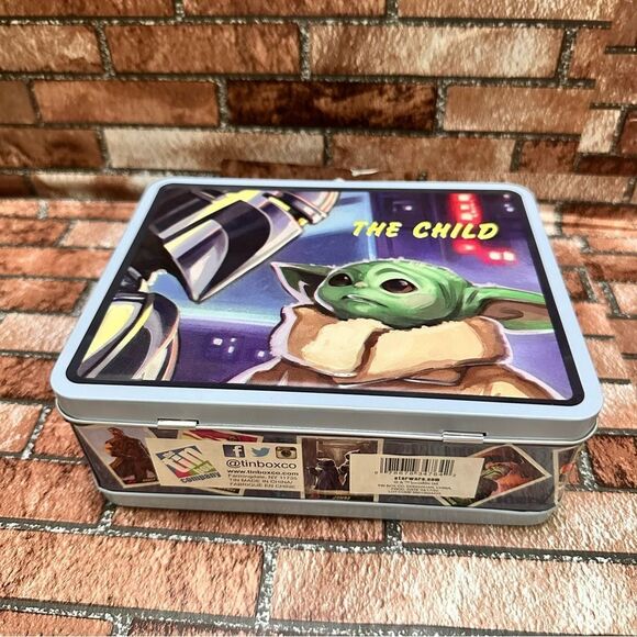 Star Wars Tin Box Mandalorian The Child Baby Yoda - Picture 7 of 12